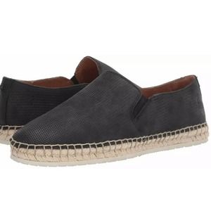 Frye Isbel Embossed Espadrille Leather Flat Size 8